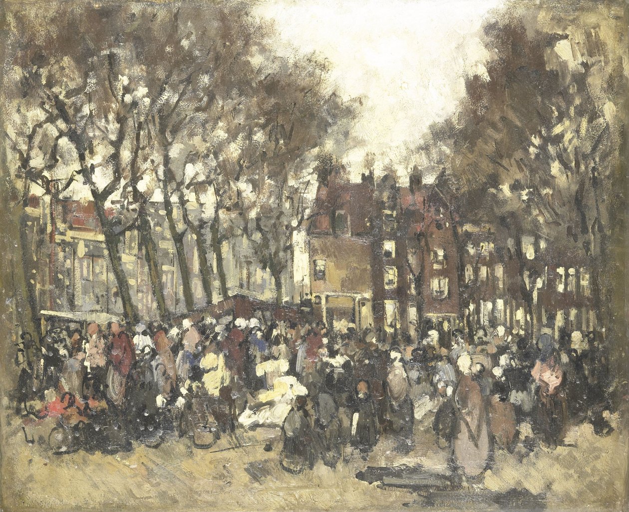 Der Noordermarkt in Amsterdam von Westerwoudt Joannes
