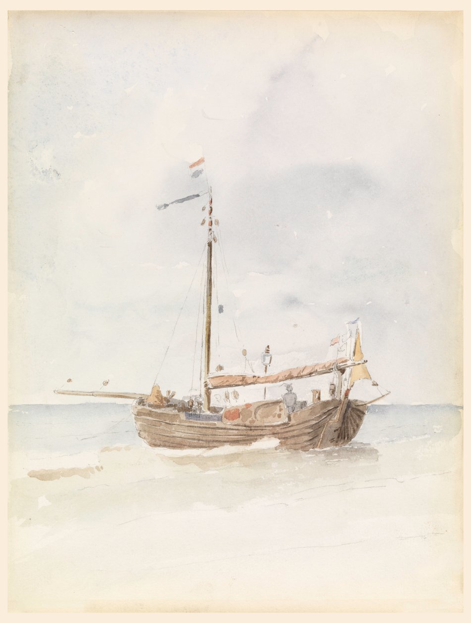 Eine niederländische Barke, 20. August 1887 von Whitney Warren Jr.
