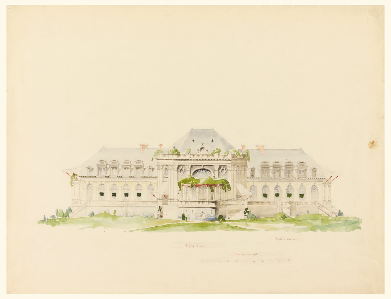 Clubhaus und Golfclub, Newport, Rhode Island von Whitney Warren Jr.