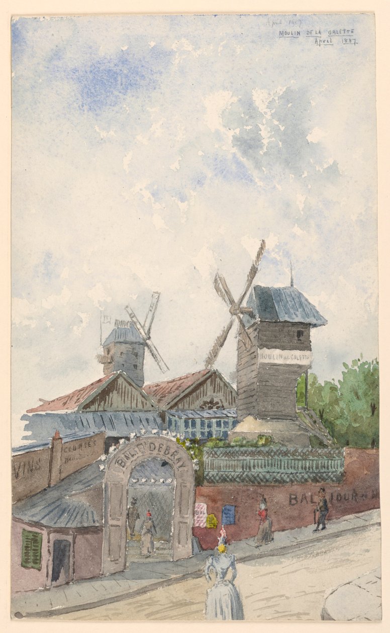 Moulin de la Galette, Paris von Whitney Warren Jr.