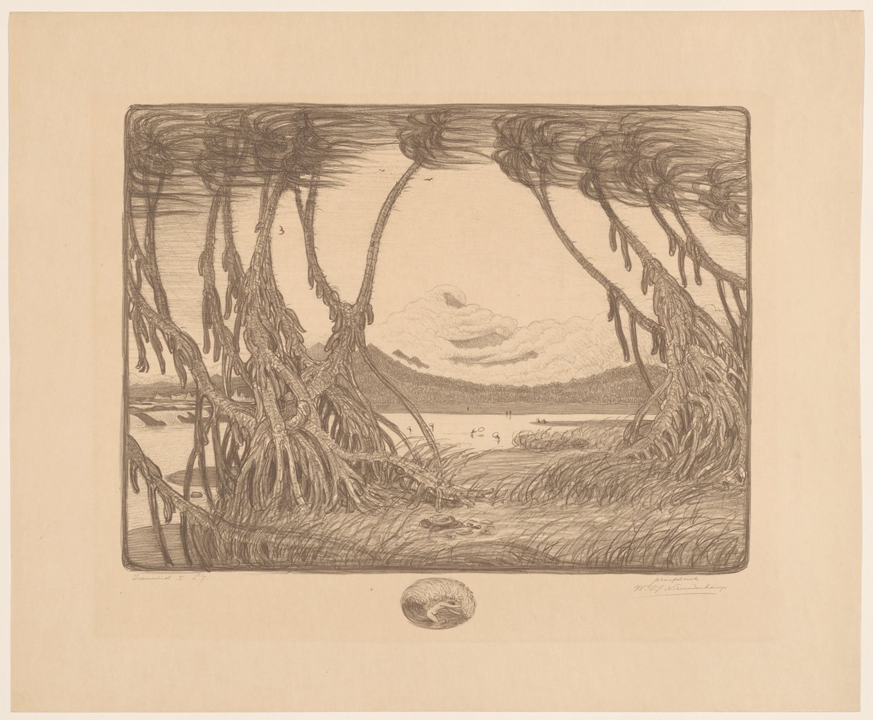 Seewind, Südküste von Java von Wijnand Otto Jan Nieuwenkamp (signed by artist)
