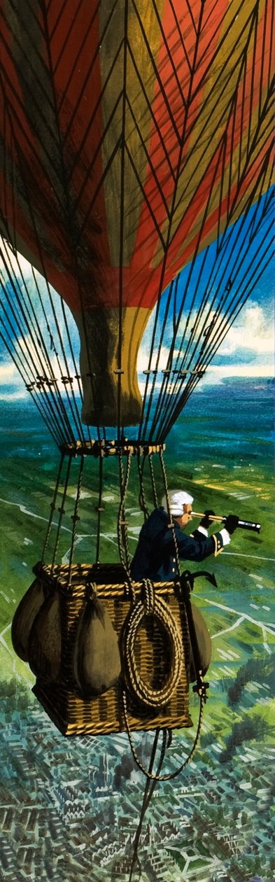 Die erste militärische Mission aus der Luft von Wilf (20th century) Hardy