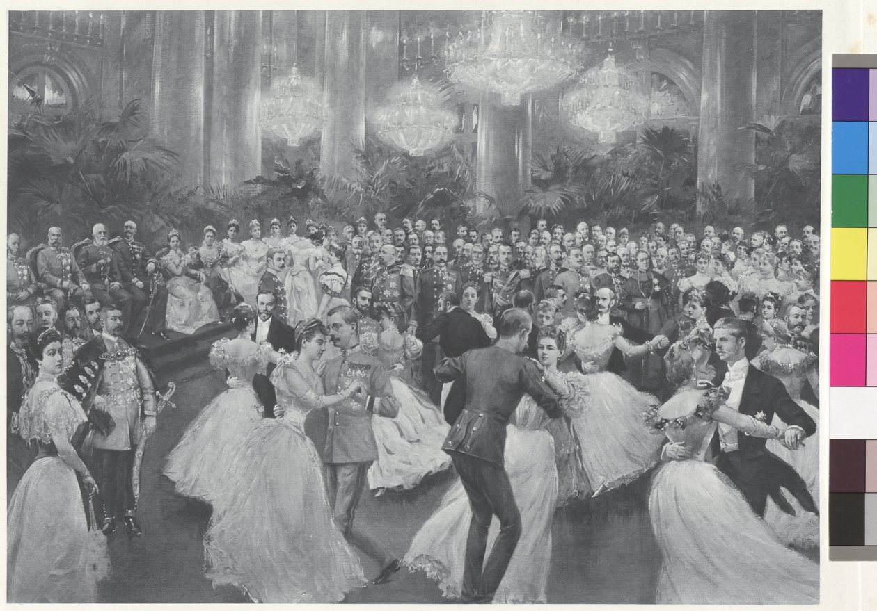 Ball am Hof - Begründung der Quadrille von Wilhelm Gause