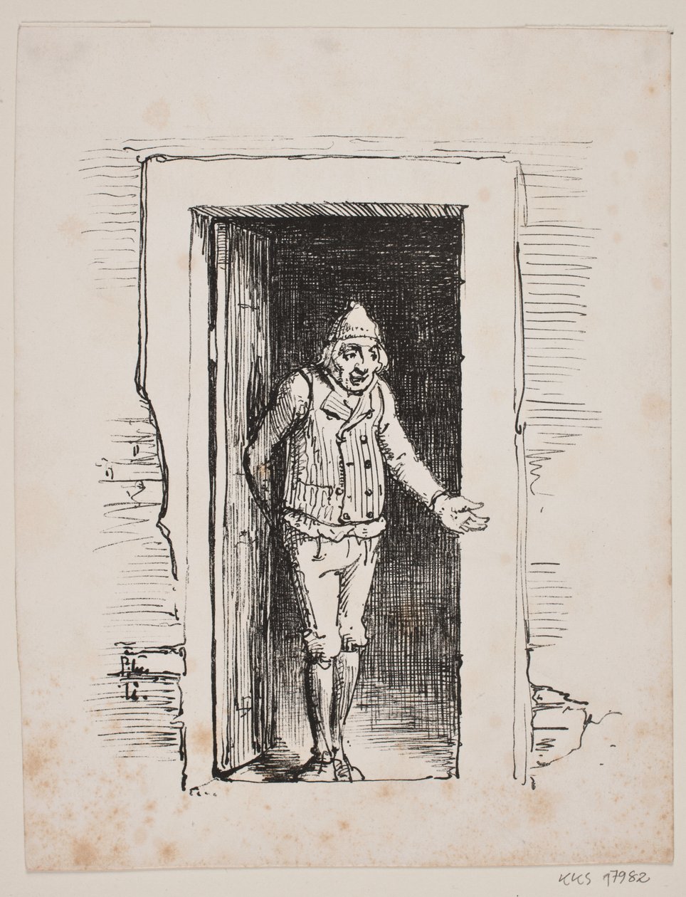 Die Hühner werden gefüttert von Wilhelm Marstrand