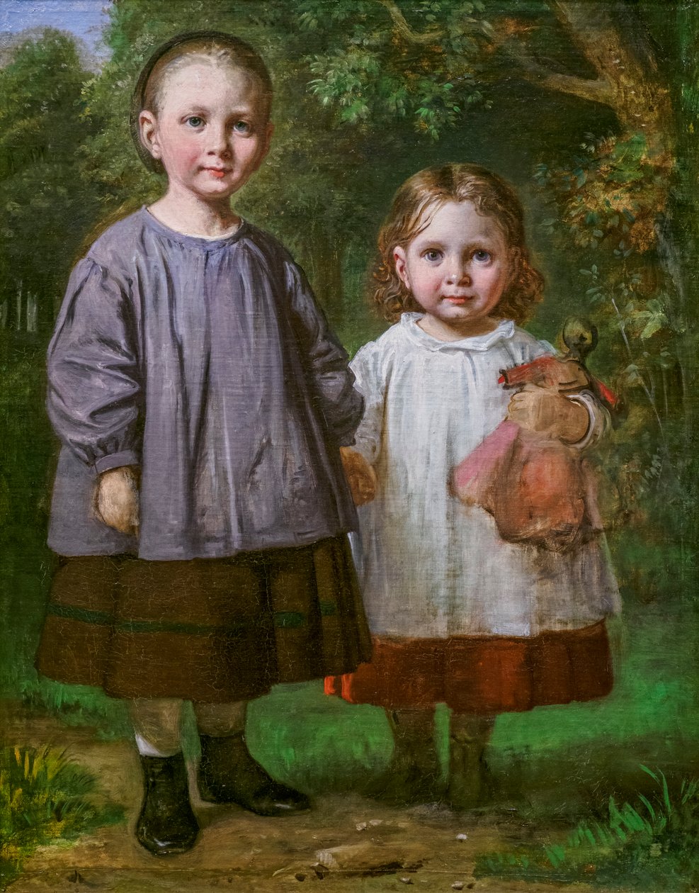Ottilia und Christy Marstrand, die Töchter des Künstlers von Wilhelm Marstrand