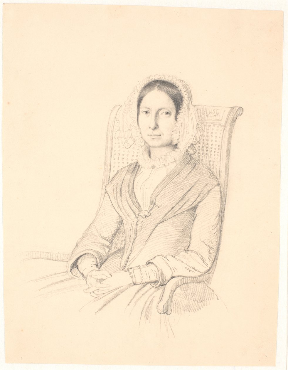 Porträt von Sophie Frederikke Raffenberg, sitzend in einem Lehnstuhl von Wilhelm Marstrand