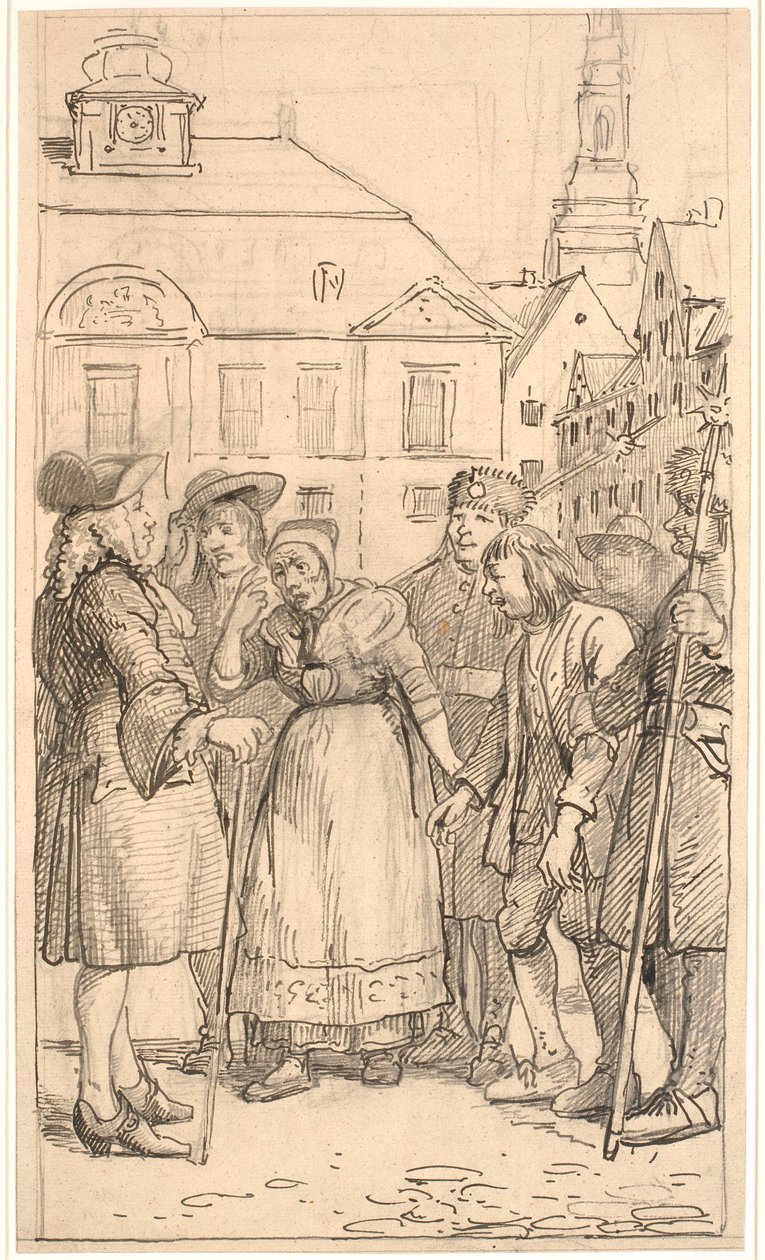 Schlussszene aus Der verpfändete Bauernjunge von Wilhelm Marstrand