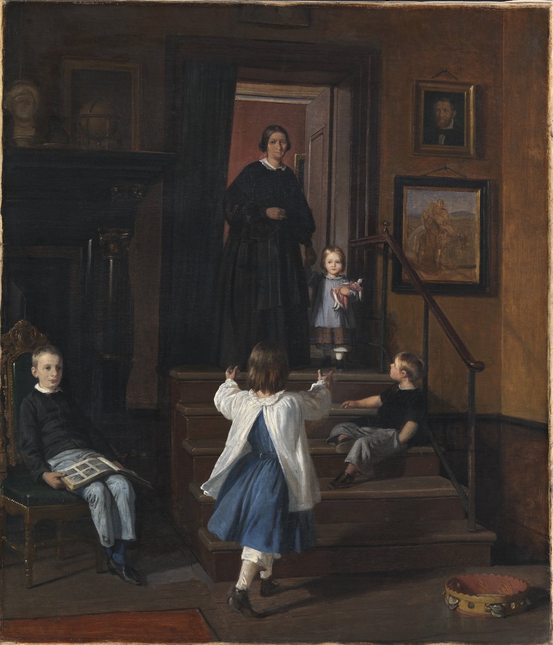 Die Familie des Künstlers von Wilhelm Marstrand