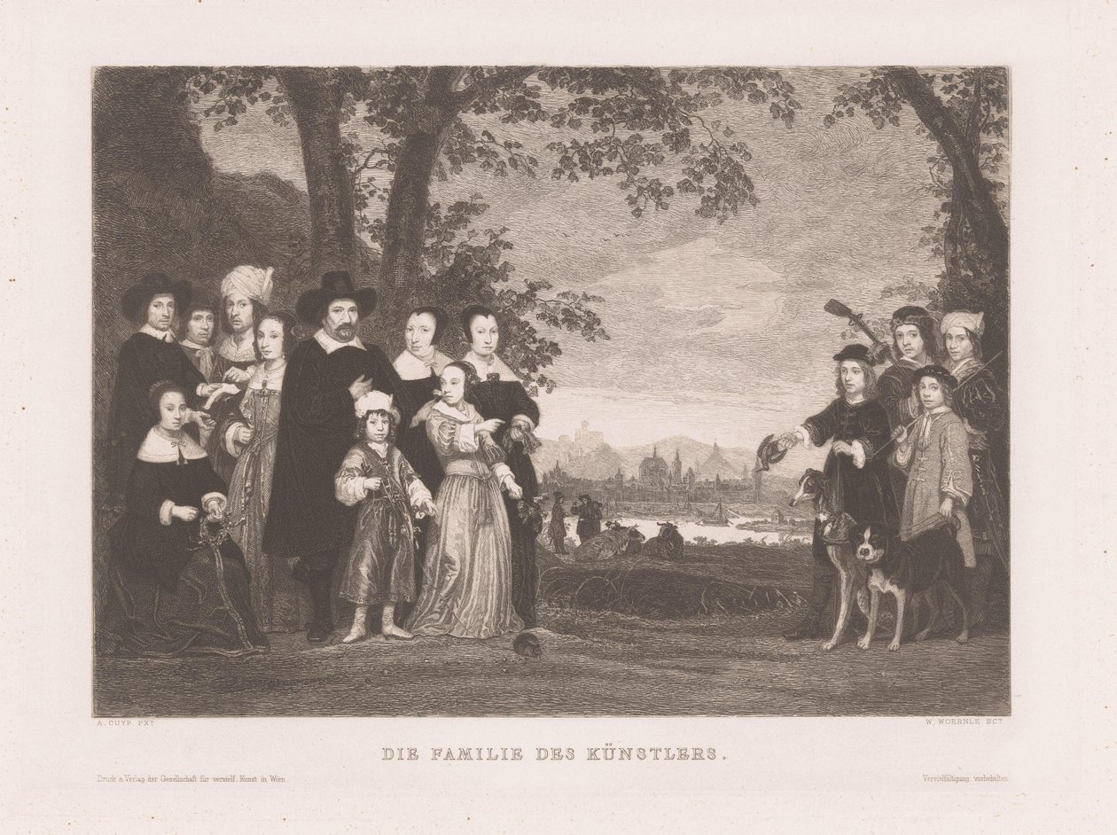 Familienporträt von Wilhelm Wörnle
