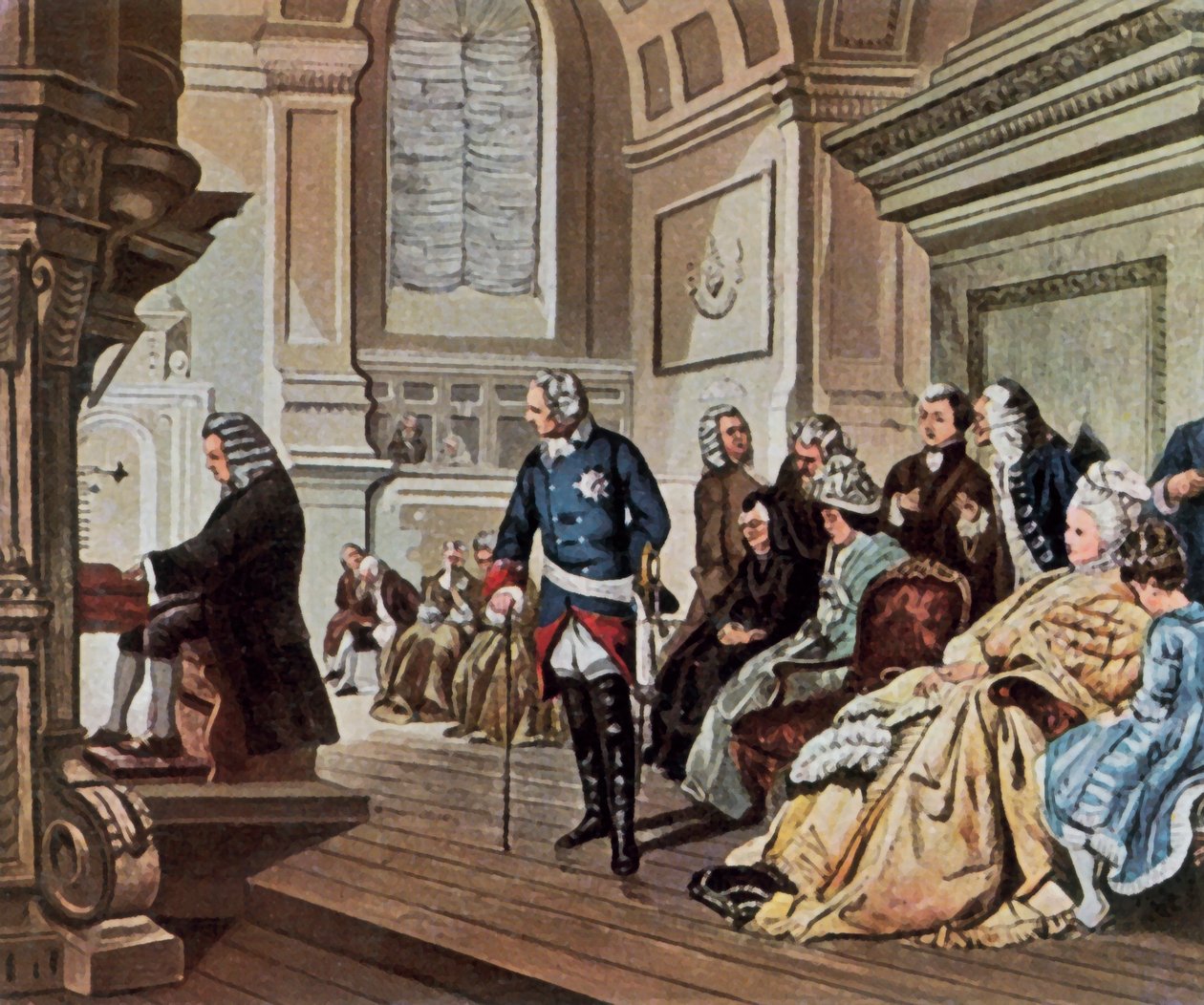 Bachs Besuch bei Friedrich dem Großen von Wilhelm von (after) Kaulbach