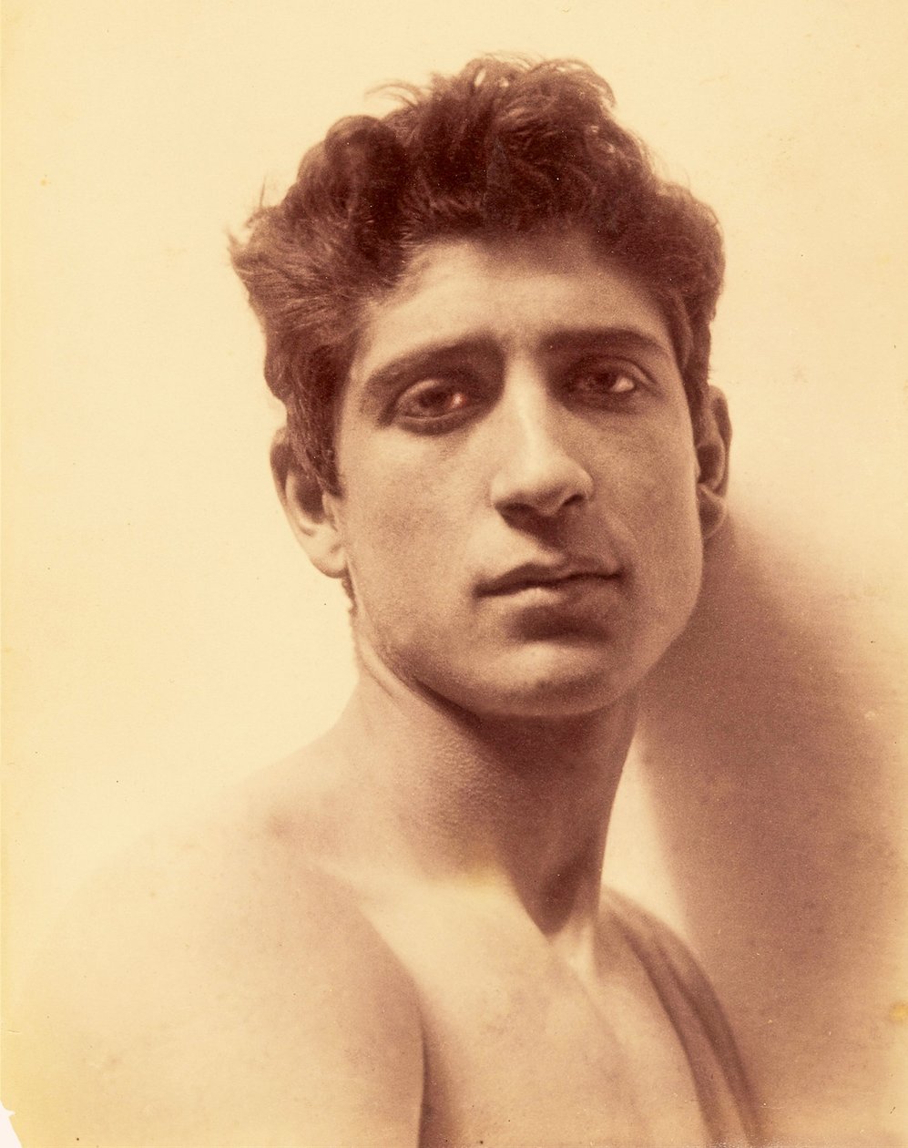 Studie eines Jungen, Sizilien, ca. 1898 (Sepia-Foto) von Baron Wilhelm von Gloeden