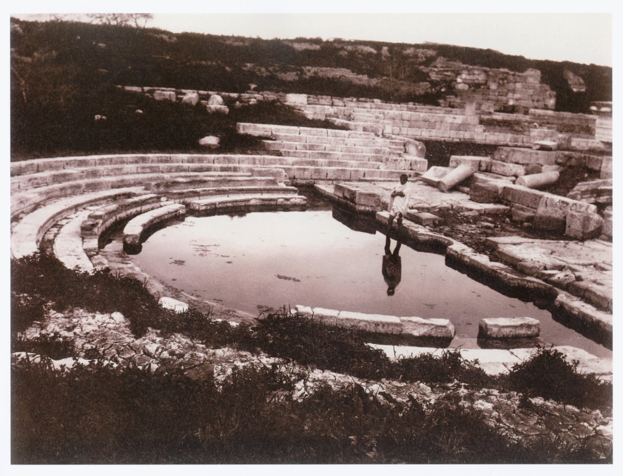 Theater, Taormina, Sizilien, Italien von Wilhelm von Gloeden