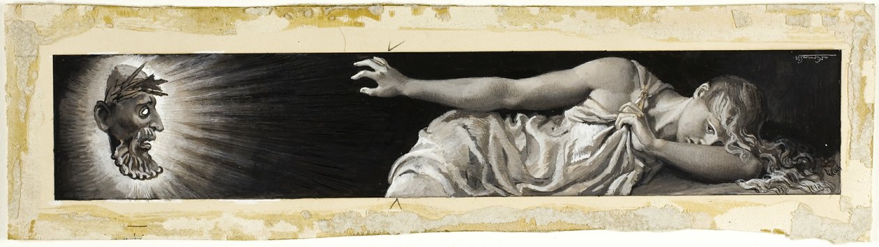 Das Auge des Sophisten, wie ein scharfer Speer, durchbohrte sie völlig von Will Hicock Low