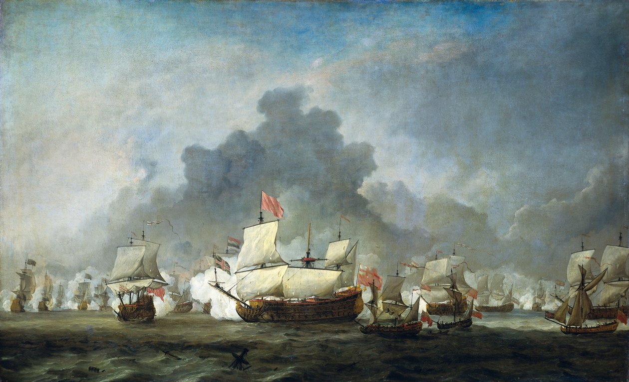 Das Gefecht von Michiel Adriaensz de Ruyter gegen den Herzog von York von Willem van de Velde