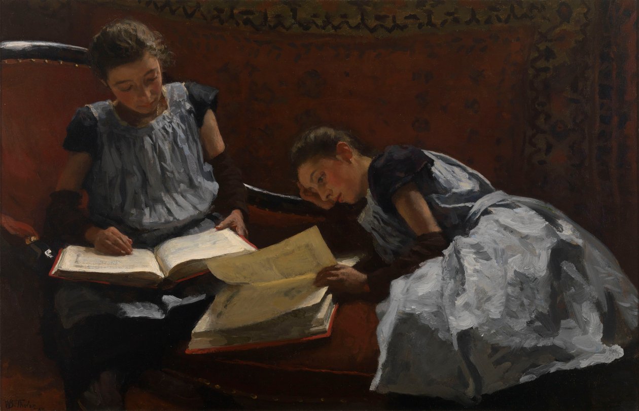 Die Arntzenius-Schwestern, 1895 von Willem Bastiaan Tholen