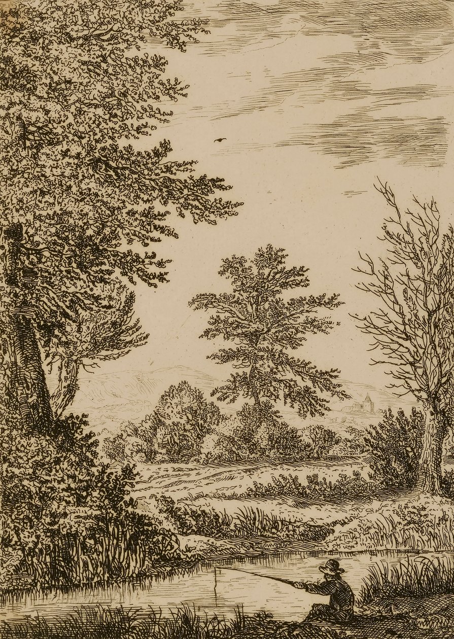 Landschaft mit Bach von Willem Bemmel