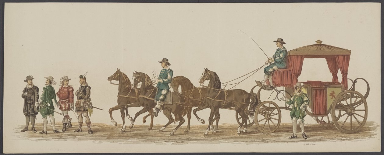 Delfter Umzug von 1862, vierte und fünfte Gruppe von Willem Bernardus IJzerdraat