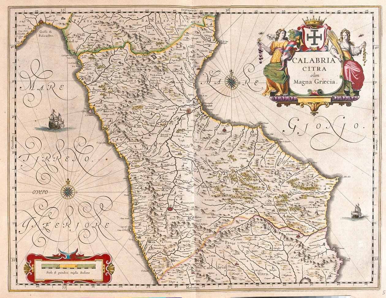 Kalabrien, Italien, in 