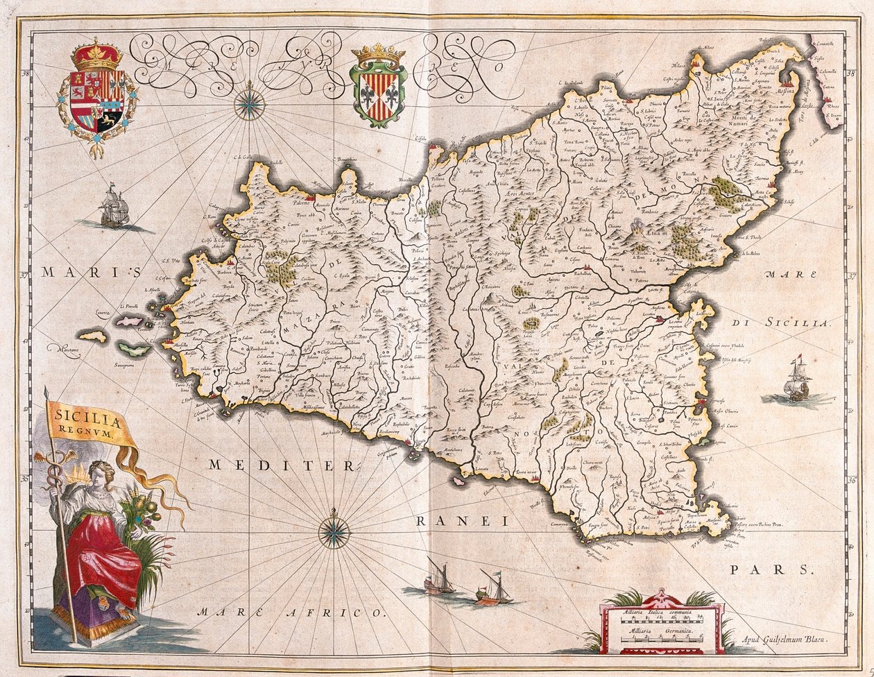 Insel Sizilien, Italien, in 