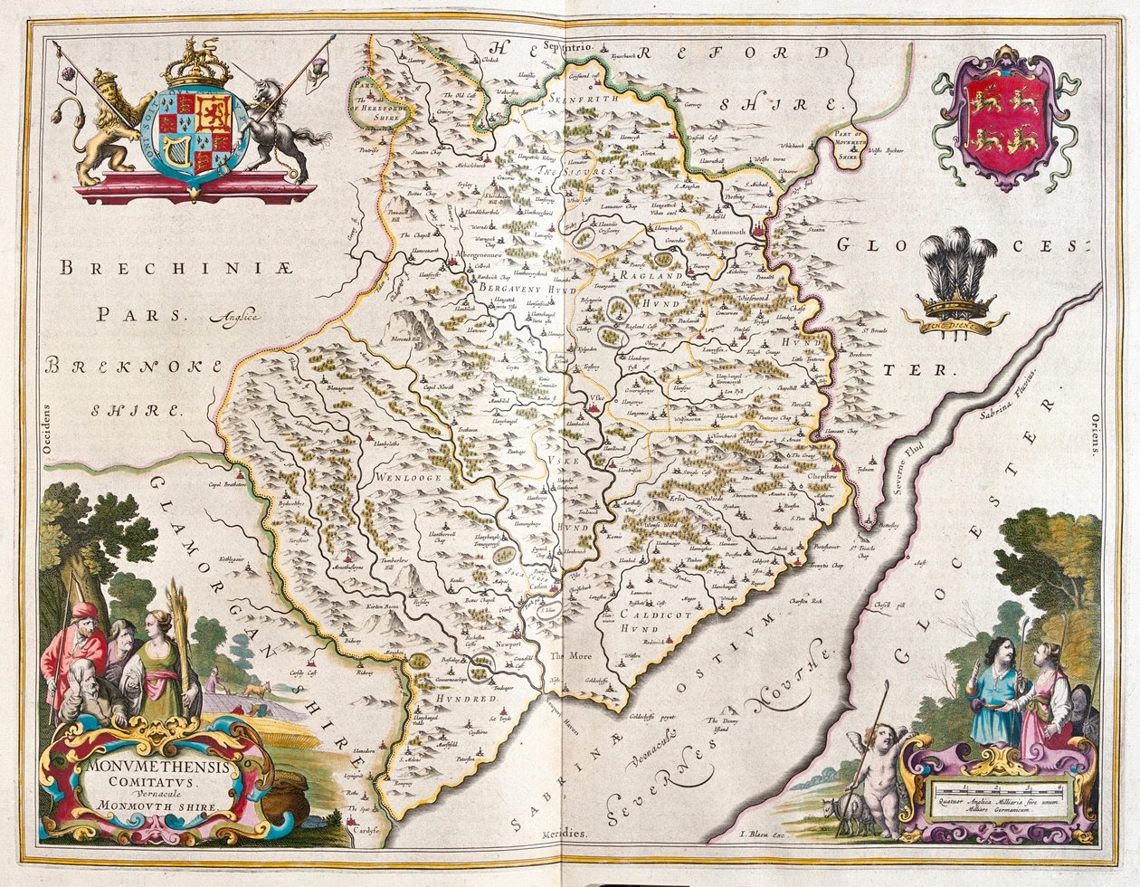 Monmouthshire (England und Wales), in 
