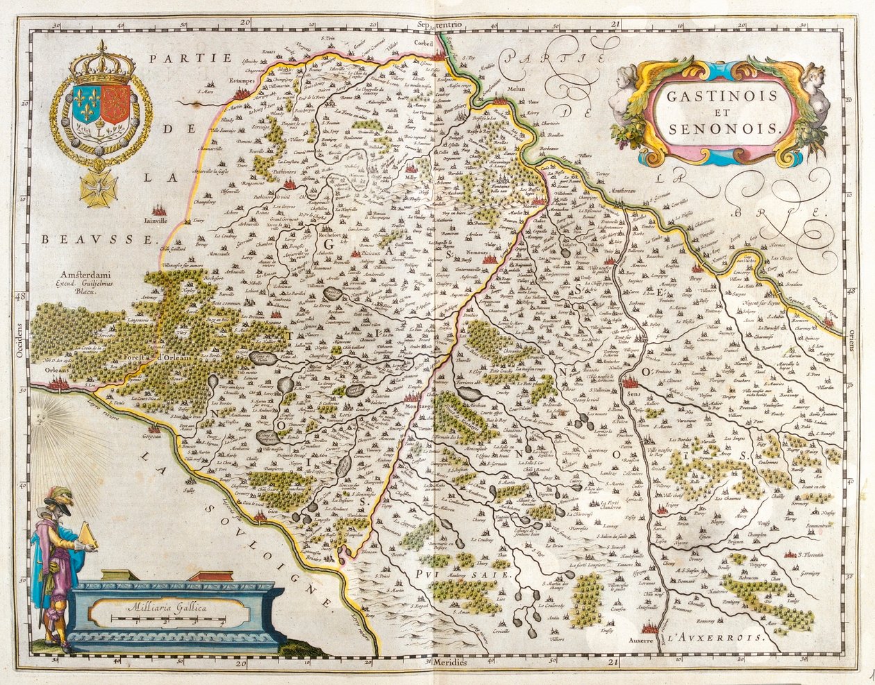Orleans - Estampes - Corbeil - Sens - Auxerre - Region der Loire, in 
