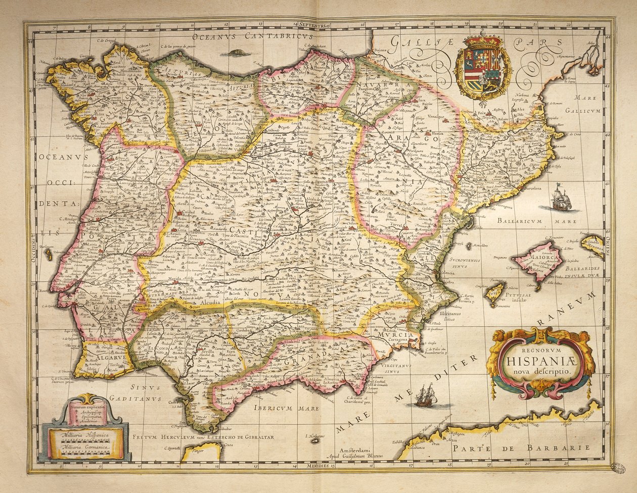 Spanien aus Theatrum Orbis Terrarum von Willem Bleau, Amsterdam von Willem Blaeu