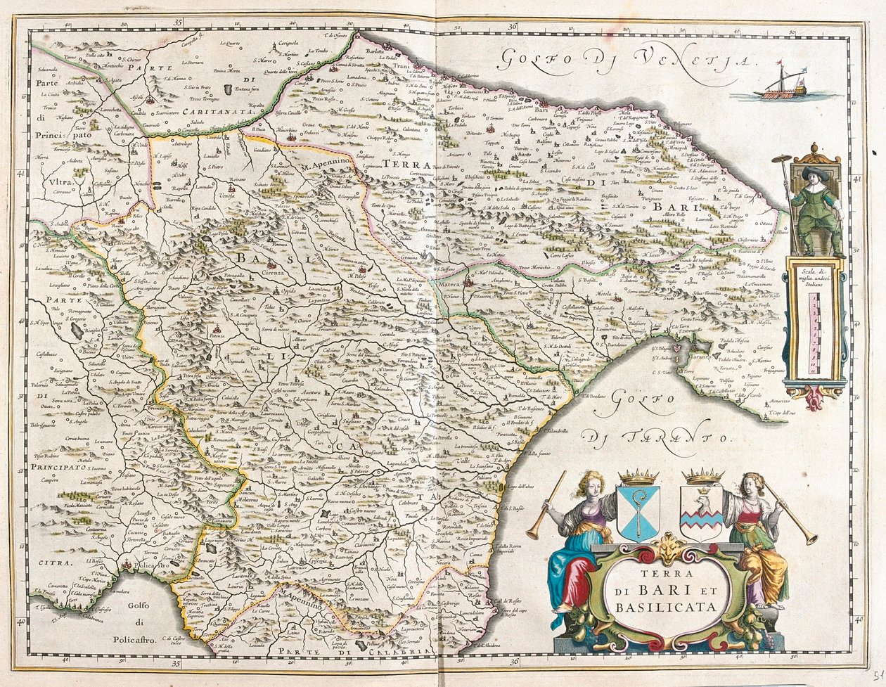 Stadt Bari und Basilicata, Italien, in 