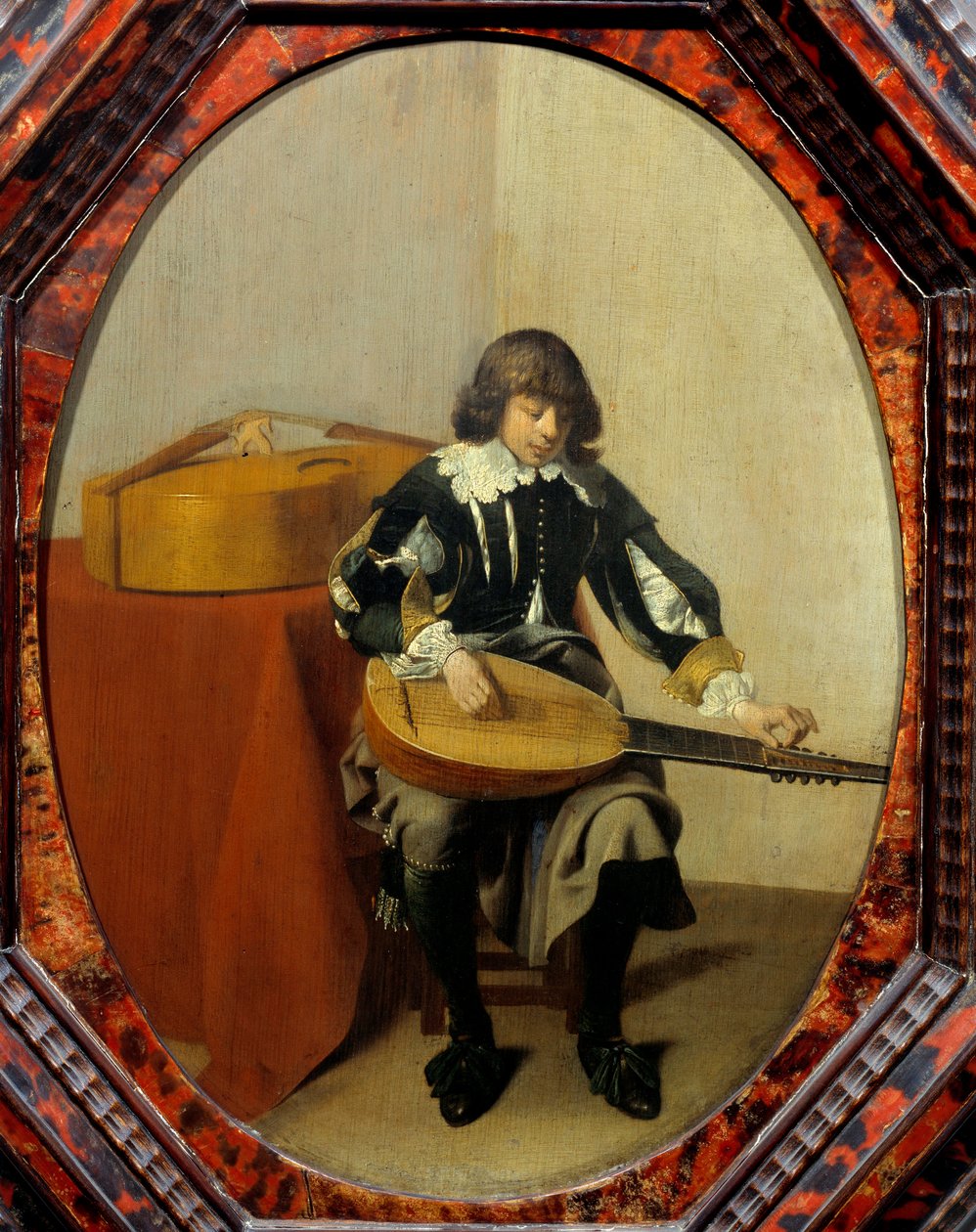 Junger Musiker. Gemälde von Willem Cornelisz Duyster (1600-1635) von Willem Cornelisz Duyster