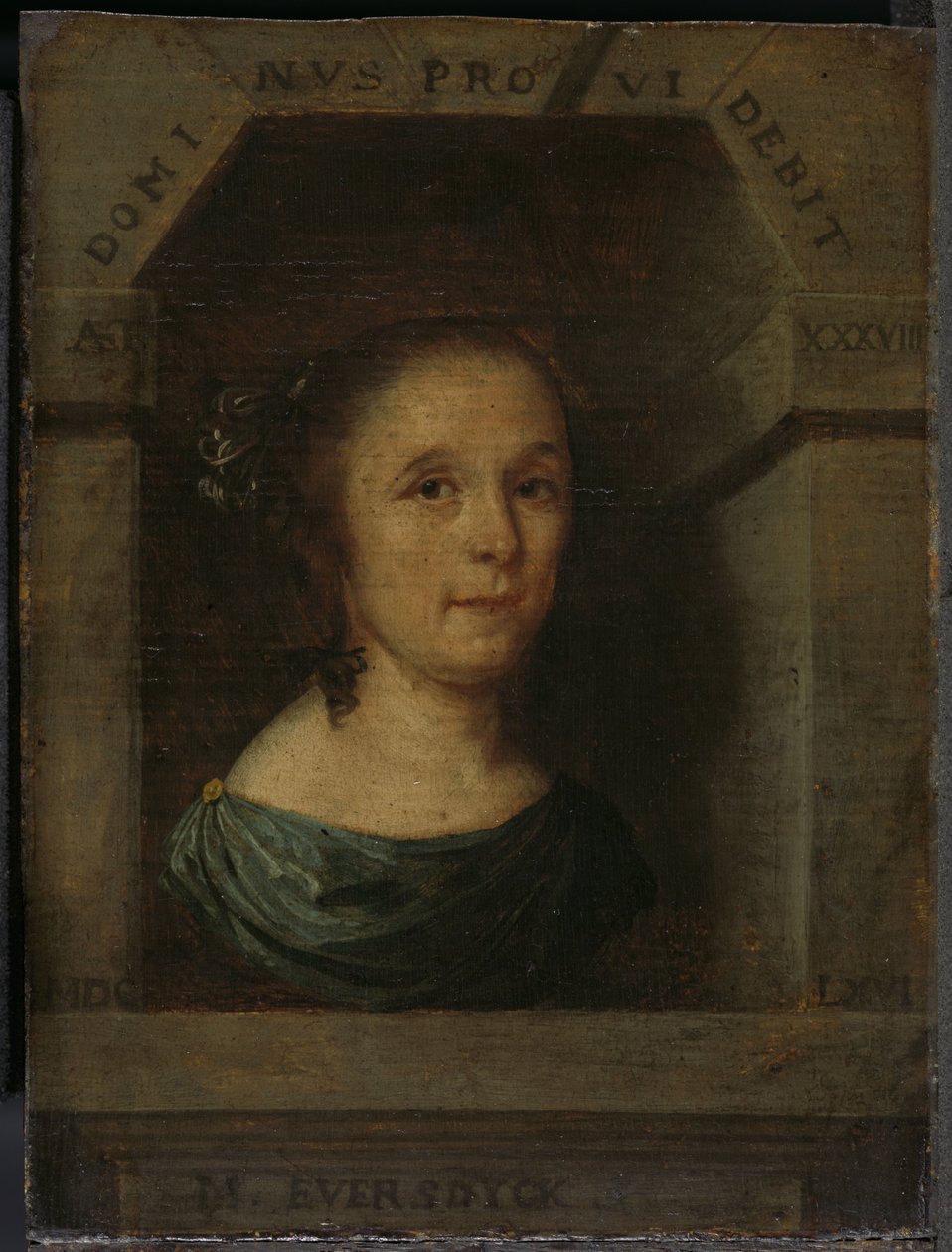 Maria Eversdijck (geb. 1628), Ehefrau von Nicolaes Blancardus von Willem Eversdijck