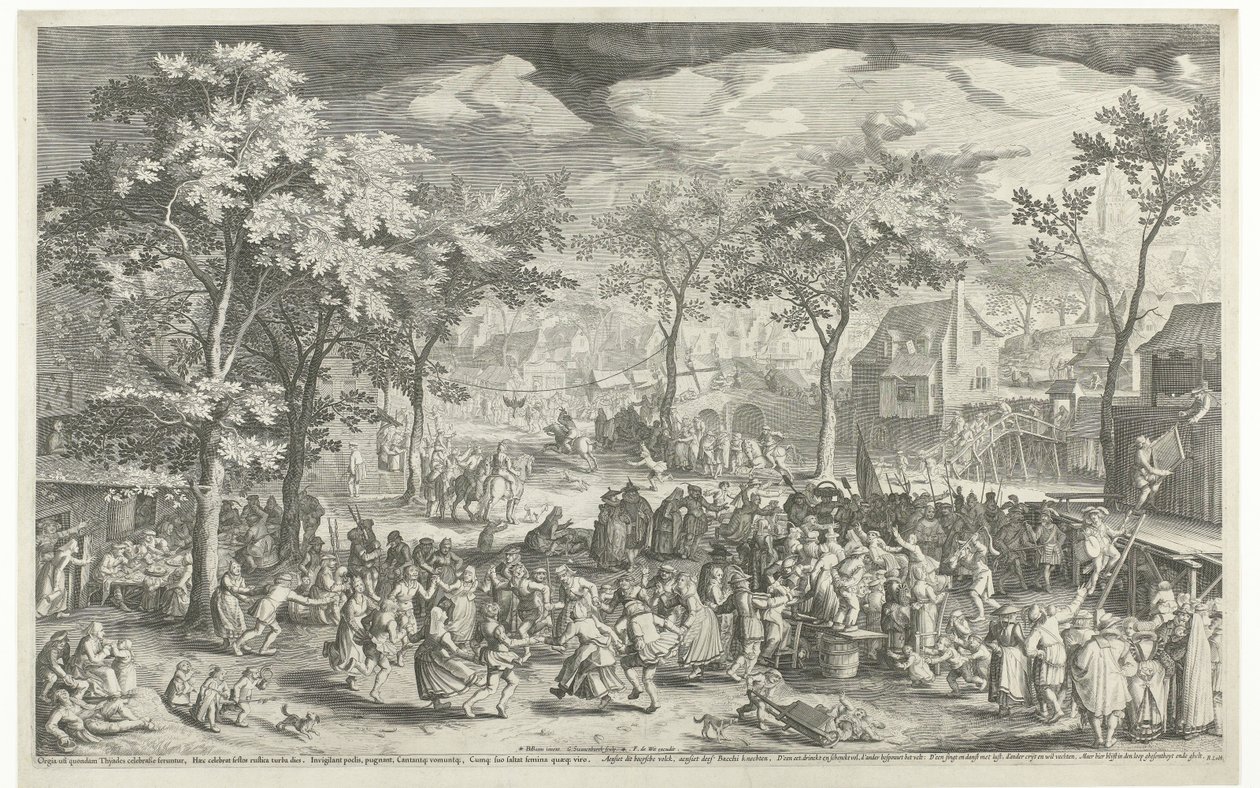 Dorffest, ca. 1610 von Willem Isaacsz. van Swanenburg