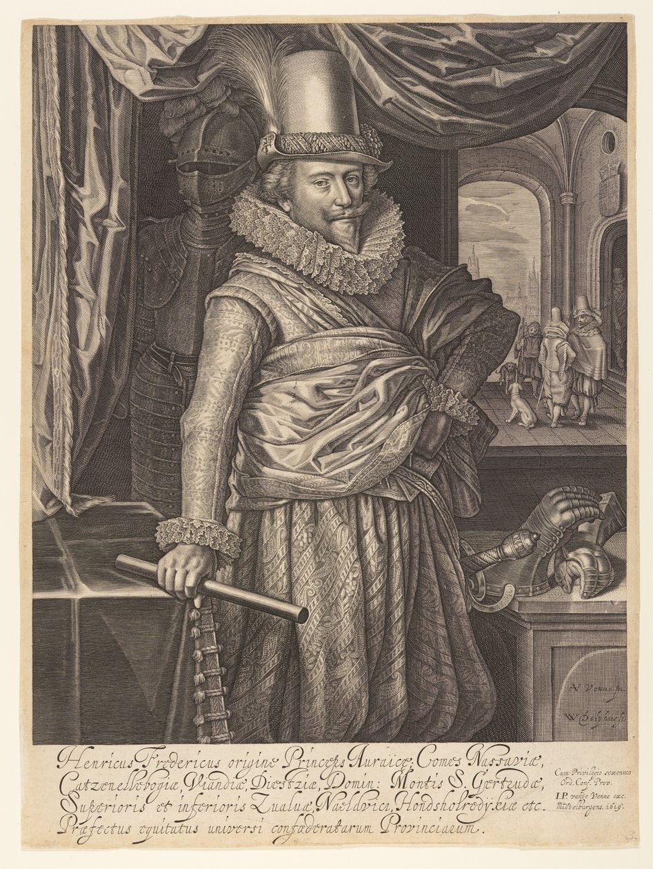 Frederik Hendrik, Prinz von Oranien-Nassau von Willem Jacobsz. Delff
