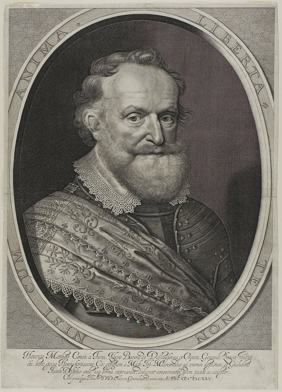 Heinrich Matthias, Graf von Thurn und Taxis von Willem Jacobsz. Delff
