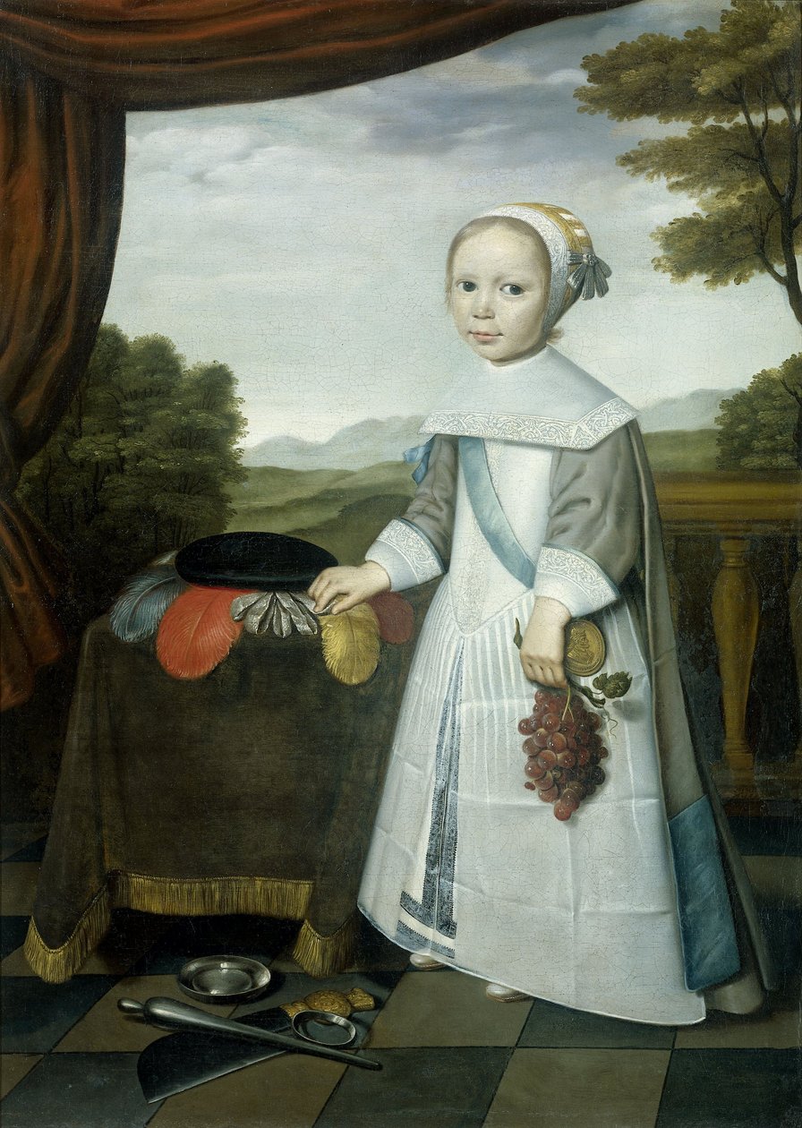 Porträt von Johannes van Rees von Willem Jansz. Ploy