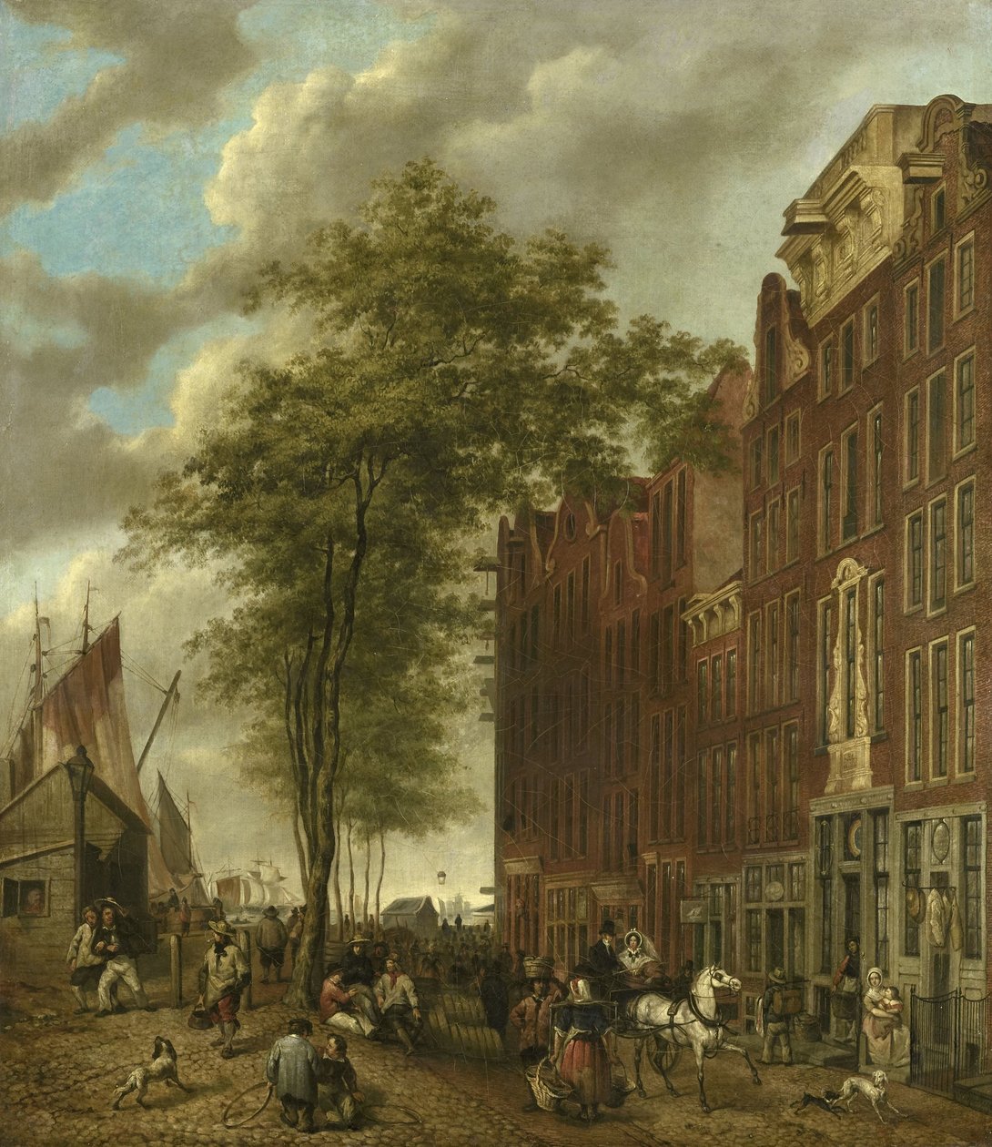 Der Slijpsteenmarkt von Willem Pieter Hoevenaar