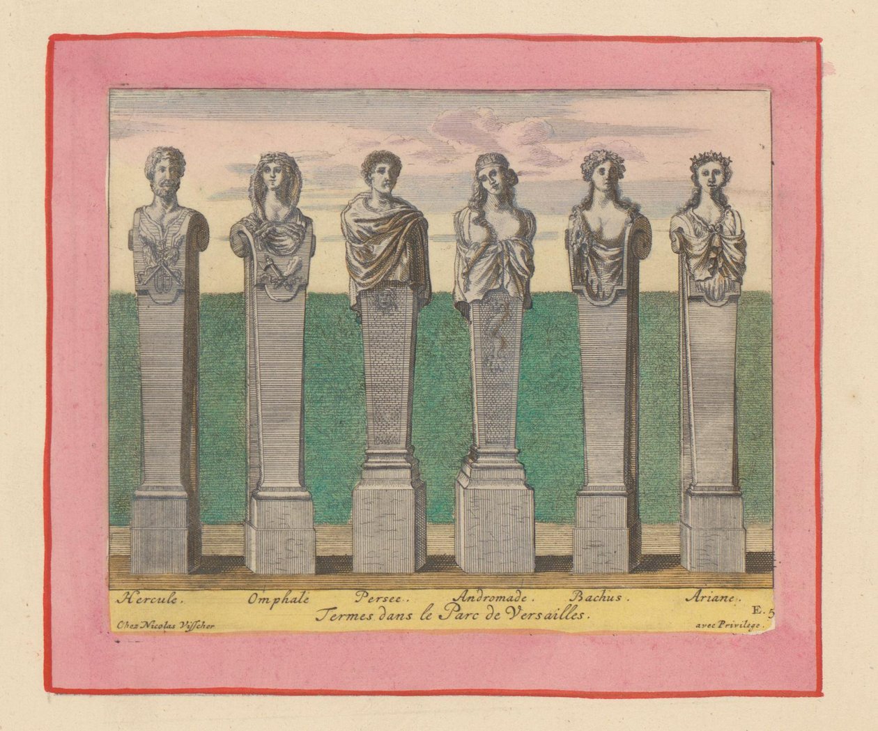 Hermes von Herkules, Omphale, Perseus, Andromeda, Bacchus und Ariadne von Willem Swidde