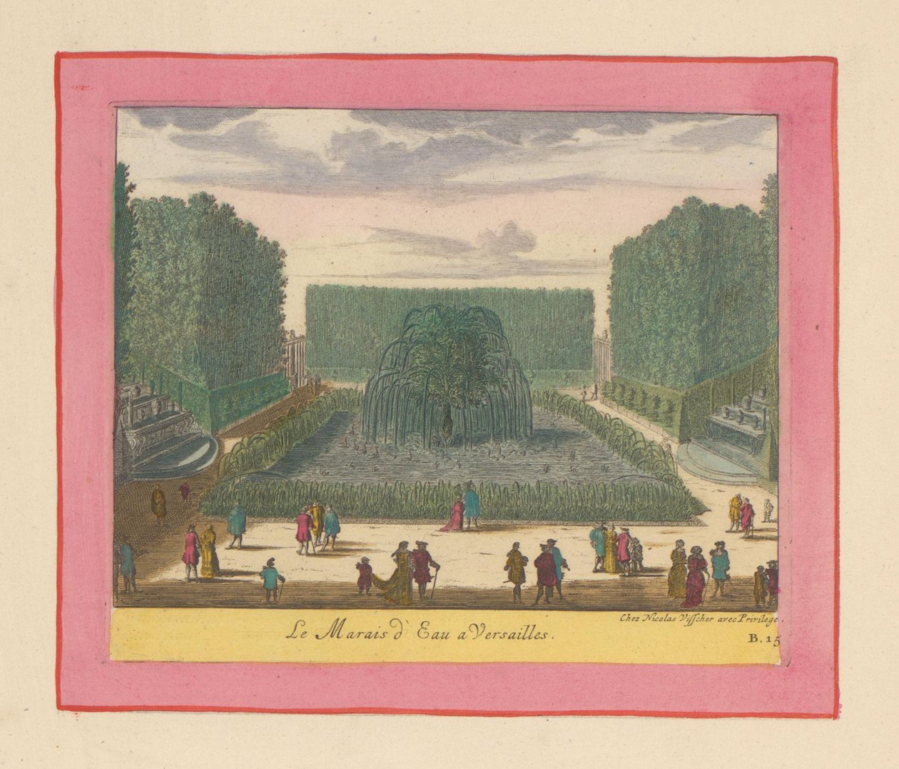 Wassermoor in den Gärten von Versailles von Willem Swidde