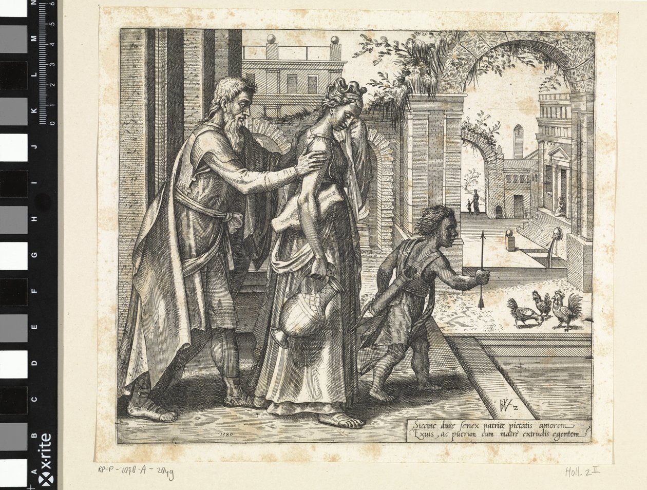 Vertreibung von Hagar und Ismael (Geschichte von Hagar und Ismael) von Willem Thibaut
