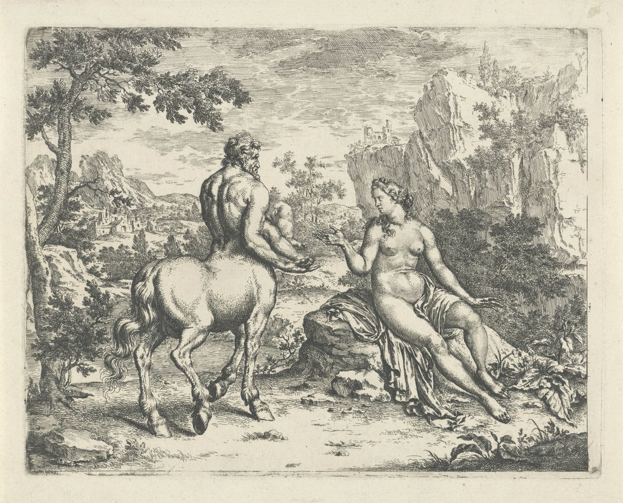 Ocyrhoë prophezeit das Schicksal von Chiron und Asclepius von Willem Van Mieris