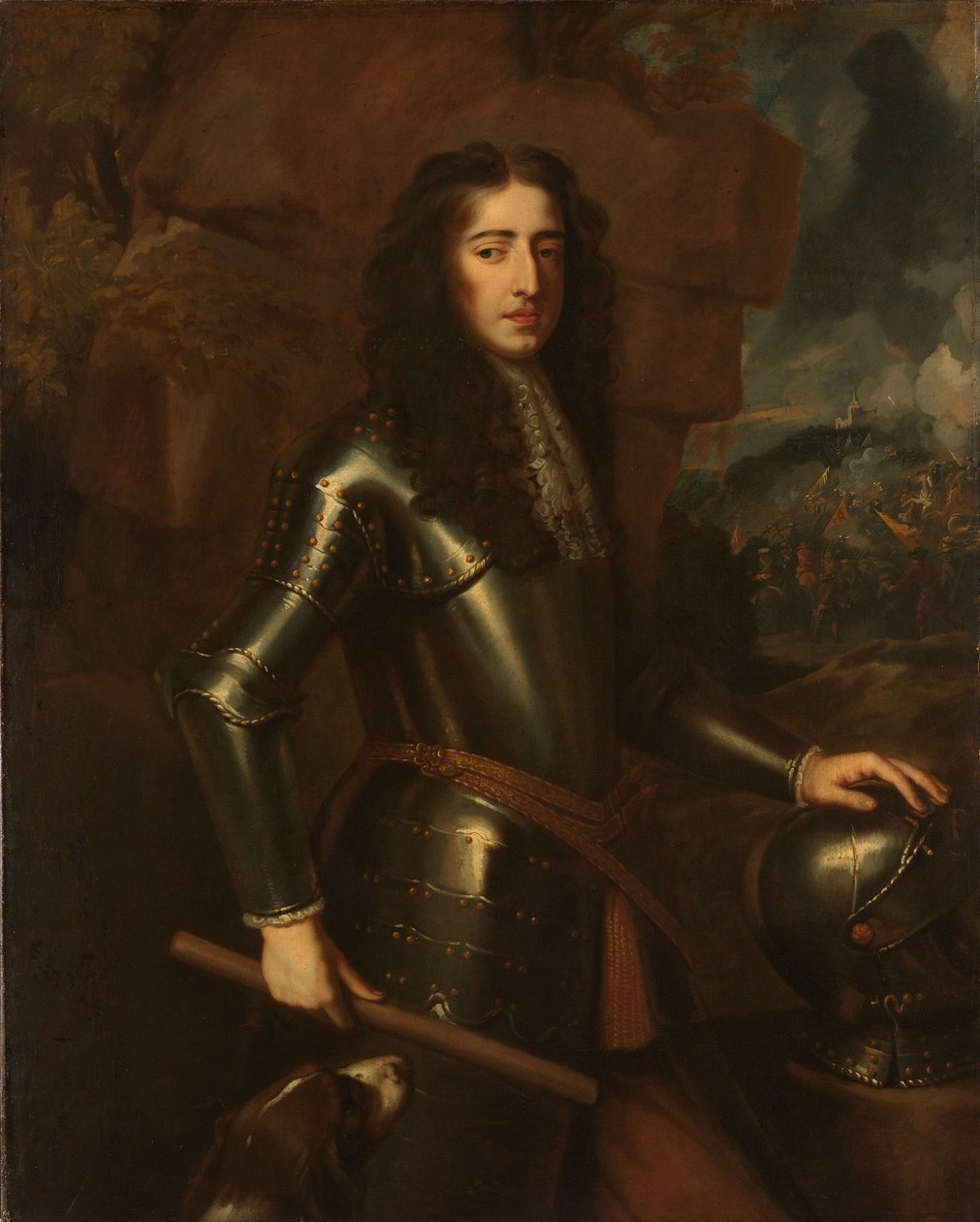 Porträt von Wilhelm III. (1650-1702), Prinz von Oranien von Willem Wissing (manner of)