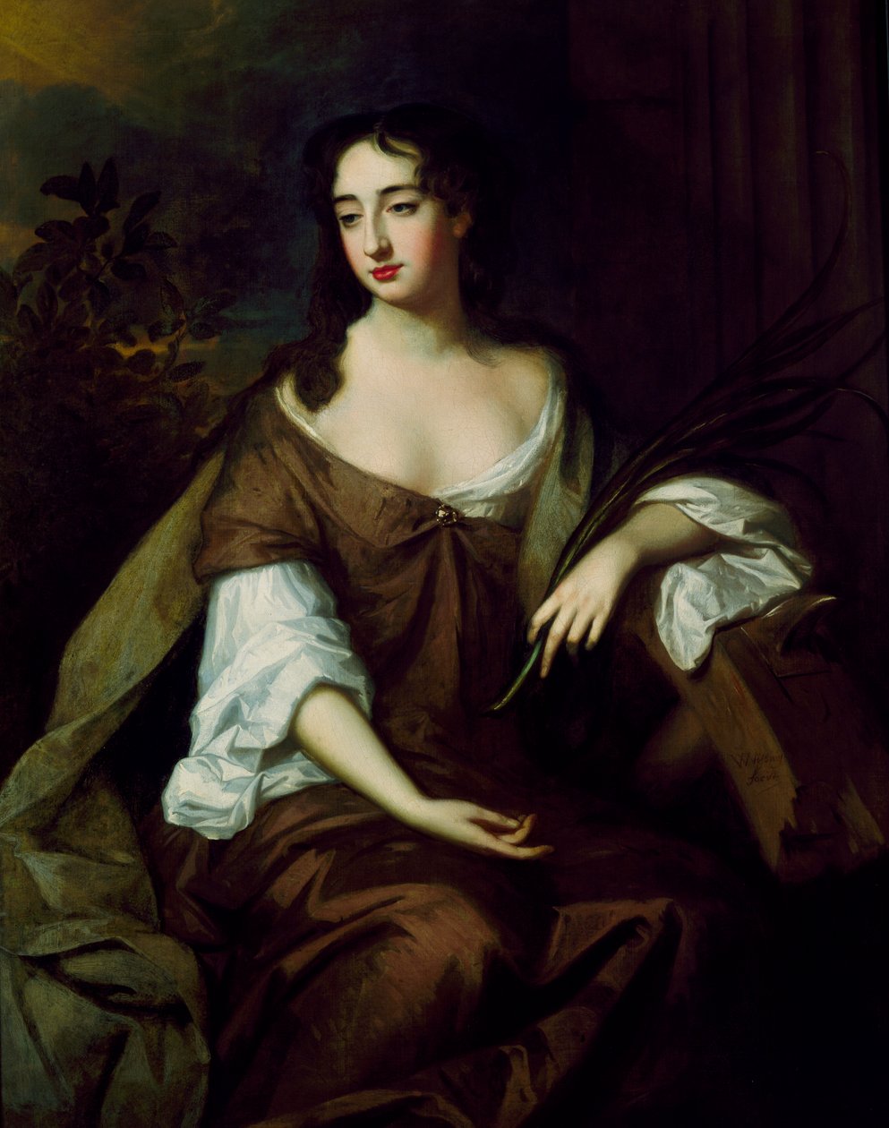 Eine Dame als St. Katharina von Willem Wissing