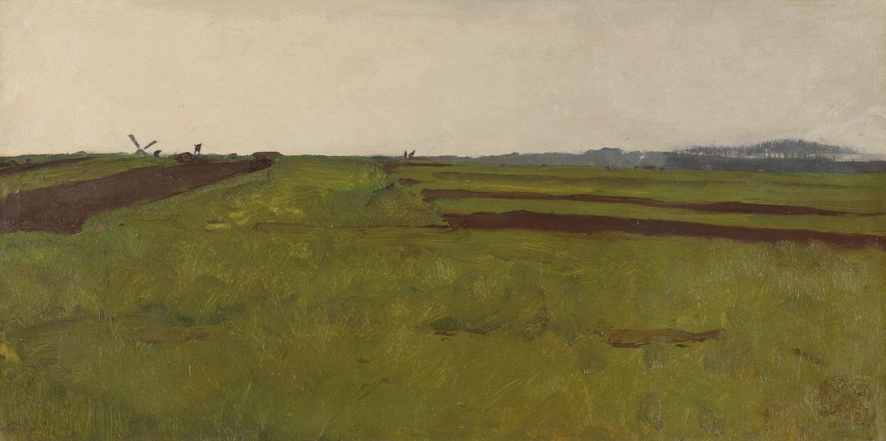 Landschaft mit Feldern von Willem Witsen