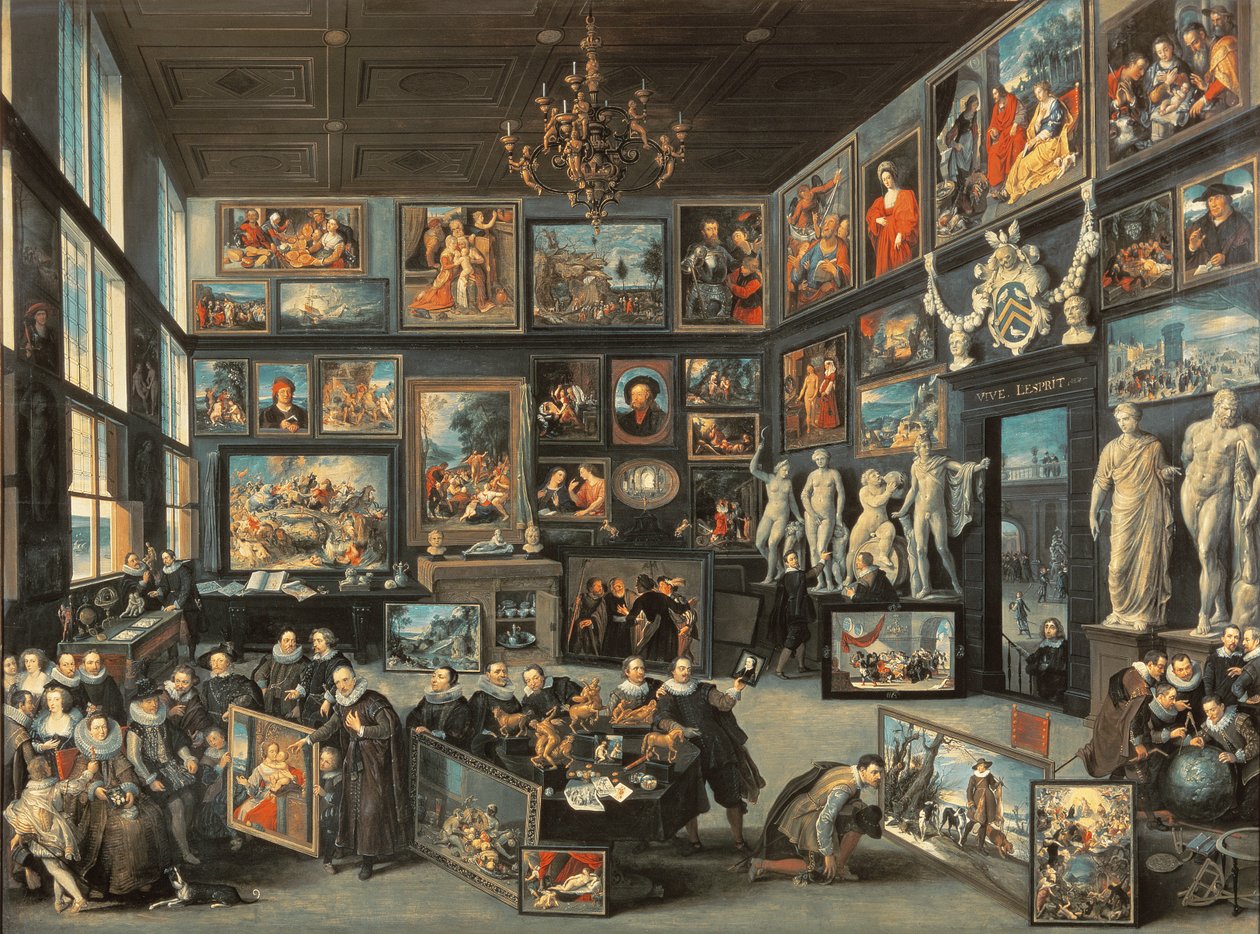 Die Galerie von Cornelis van der Geest von Willem van II Haecht
