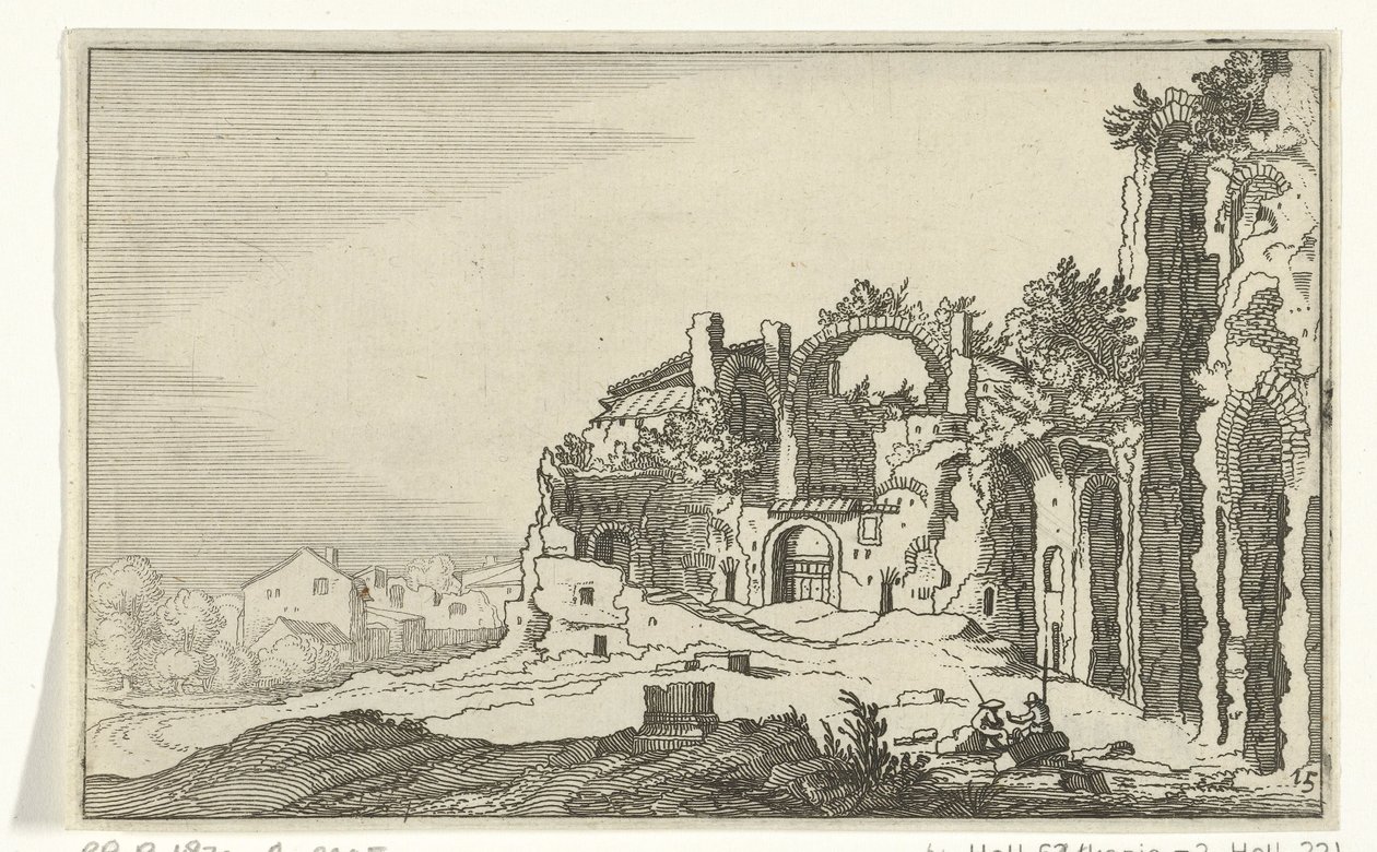 Thermen des Diokletian von Willem van Nieulandt (II)