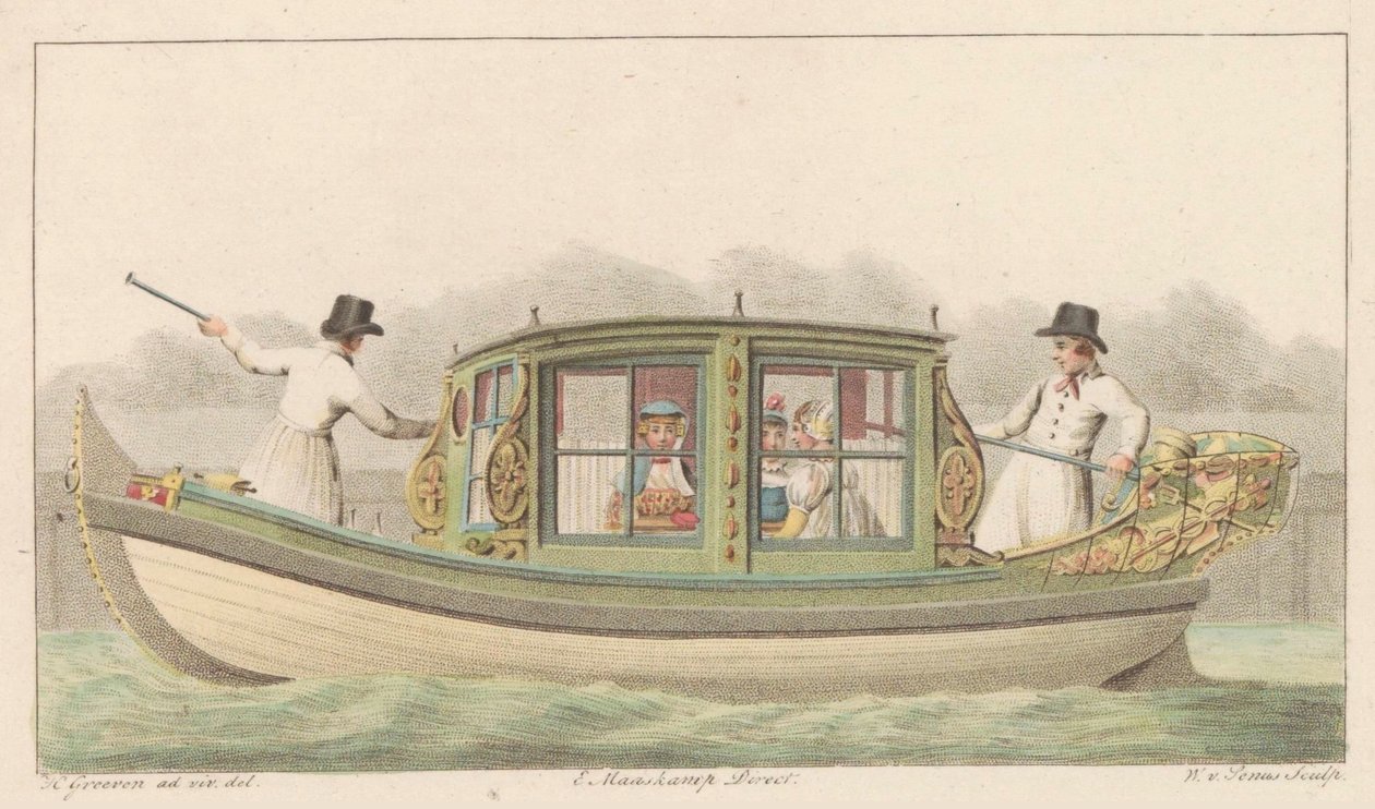 Zaans Tentjacht, 1816 von Willem van Senus