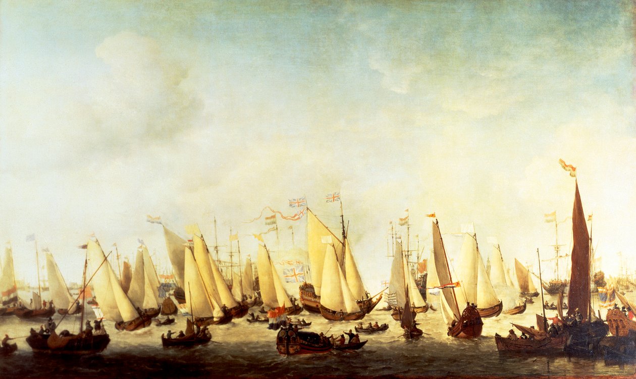 Einschiffung von Charles II. Stuart in Scheveningen