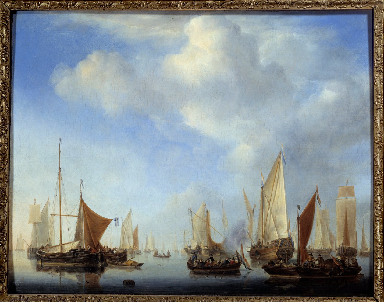 Die kleine Flotte von Willem van de Velde the Younger