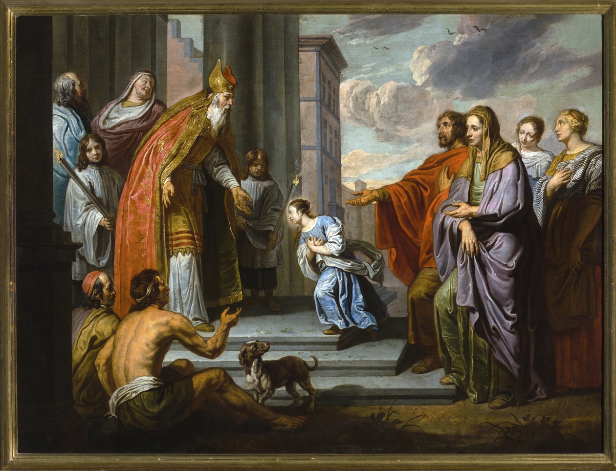 Darstellung Mariens im Tempel von Willem van the Elder Herp