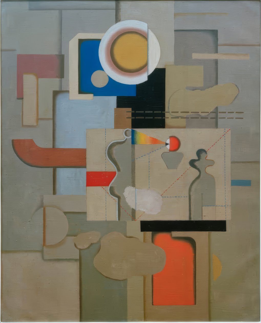 Atelierbild von Willi Baumeister