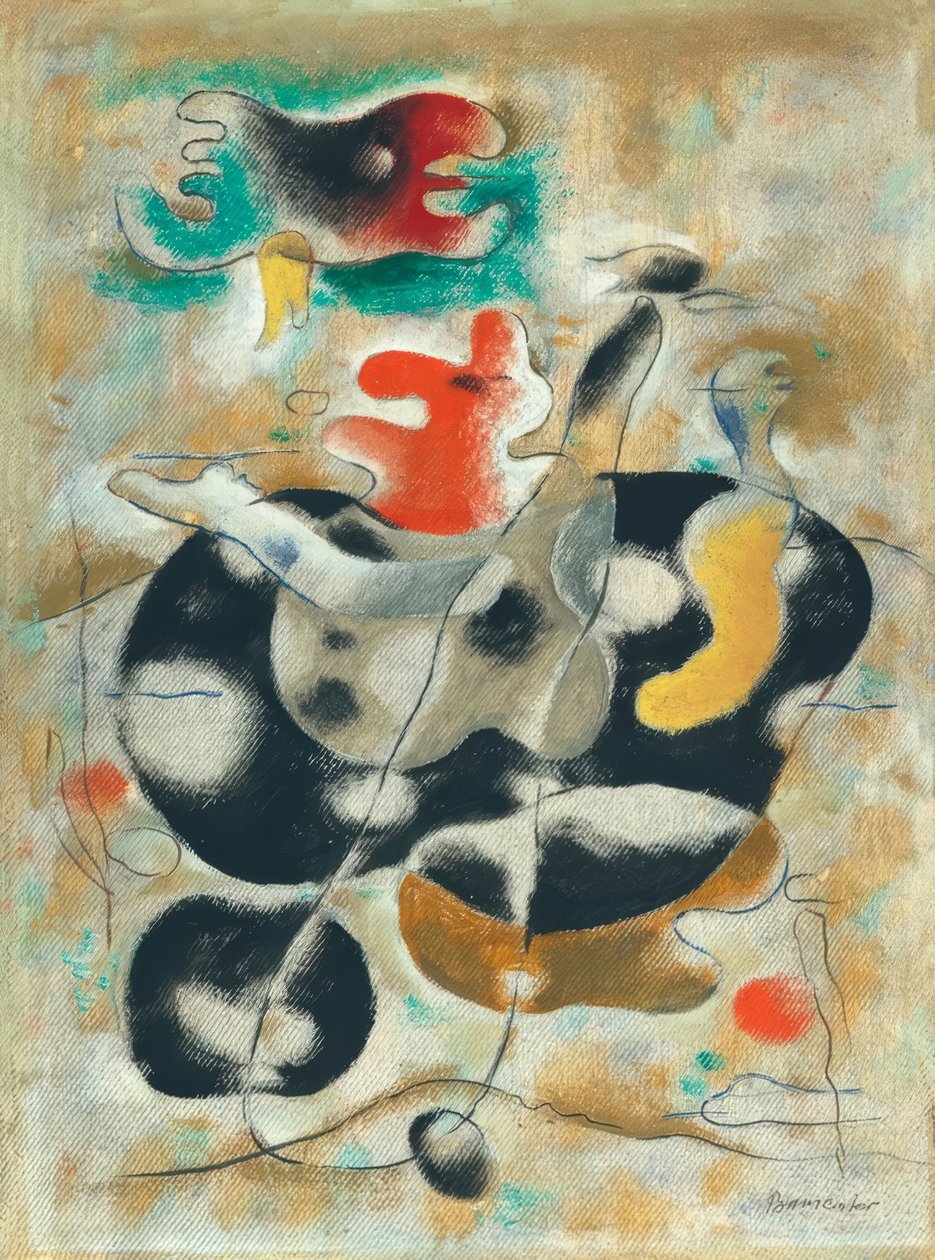 Eidos schwebend von Willi Baumeister