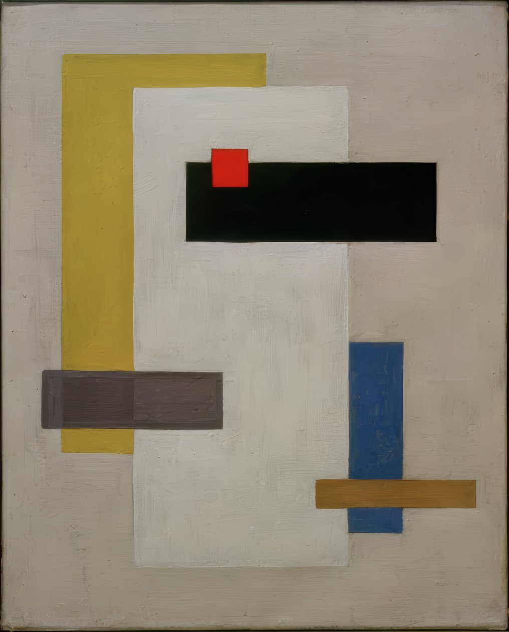 Rotes Quadrat von Willi Baumeister